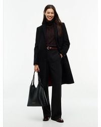 Tommy Hilfiger - Manteco Wool Blend Slim Single Breasted Coat - Lyst