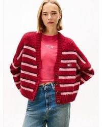 Tommy Hilfiger - Relaxed Fit Vest Met Strepen En Badge - Lyst