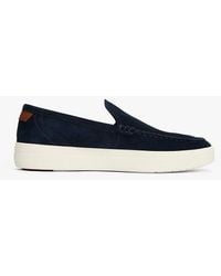Tommy Hilfiger - Mocassins Slip-On Emblématiques En Daim - Lyst