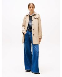 Tommy Hilfiger - Single Breasted Trench Coat - Lyst