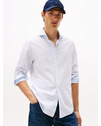 Tommy Hilfiger - Camicia Oxford Smart Casual Slim Fit - Lyst