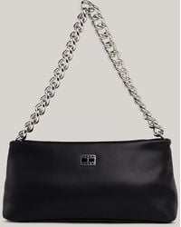 Tommy Hilfiger - City Chunky Chain Small Shoulder Bag - Lyst