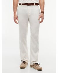 Tommy Hilfiger - Denton Straight Leg Linen Blend Chinos - Lyst