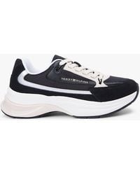 Tommy Hilfiger - Suede Chunky Lace-Up Trainers - Lyst