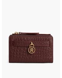 Tommy Hilfiger - The American Icon Croco Leather Bifold Wallet - Lyst