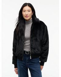 Tommy Hilfiger - Tommy Jeans Faux Fur Relaxed Zip Thru Jacket - Lyst