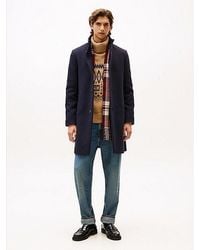 Tommy Hilfiger - Abrigo Smart Casual En Mezcla De Lana - Lyst