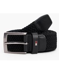 Tommy Hilfiger - Square Buckle Elastic Webbing Belt - Lyst