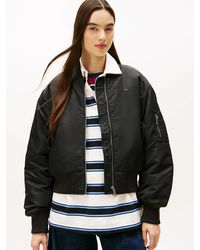 Tommy Hilfiger - Sleeve Pocket Twill Bomber Jacket - Lyst