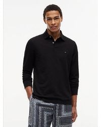 Tommy Hilfiger - 1985 Regular Fit Long Sleeve Polo Shirt - Lyst