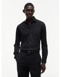 Tommy Hilfiger - New York Label Slim Fit Flex Collar Shirt - Lyst