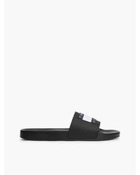 Tommy Hilfiger - Flag Badge Contoured Pool Slides - Lyst
