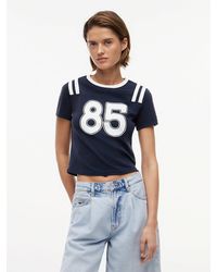 Tommy Hilfiger - Logo Peached Jersey Slim T-Shirt - Lyst