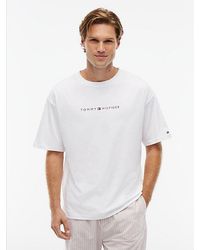 Tommy Hilfiger - Th Original Logo Relaxed Lounge T-shirt - Lyst