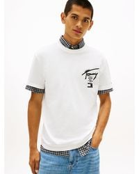 Tommy Hilfiger - Signature Back Logo Jersey T-Shirt - Lyst