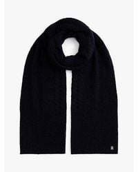 Tommy Hilfiger - Chic Cable Knit Fluffy Scarf - Lyst