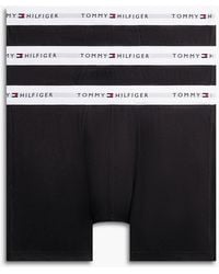 Tommy Hilfiger - 3-Pack Signature Contrast Waistband Boxer Briefs - Lyst