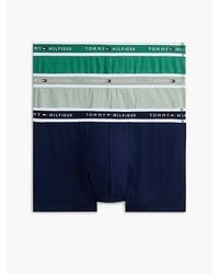 Tommy Hilfiger - 3 Pack Signature Logo Waistband Trunks - Lyst