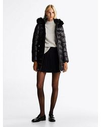 Tommy Hilfiger - Abrigo Acolchado Con Relleno De Plumón - Lyst