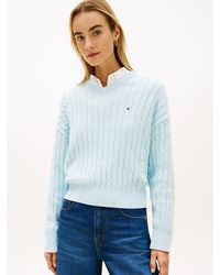 Tommy Hilfiger - Cable Knit Relaxed Jumper - Lyst