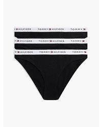 Tommy Hilfiger - Essential 3-Pack Repeat Logo Waistband Briefs - Lyst