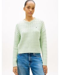 Tommy Hilfiger - Cable Knit Relaxed Jumper - Lyst