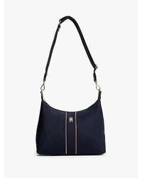 Tommy Hilfiger - Bolso De Hombro Con Cinta Distintiva - Lyst