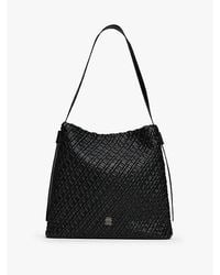 Tommy Hilfiger - Geflochtene Hobo-Tasche Mit Th-Monogramm - Lyst