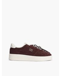 Tommy Hilfiger - Tommy Jeans The Greenwich Suede Logo Charm Trainers - Lyst