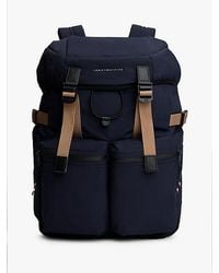 Tommy Hilfiger - Textielen Rugzak Met Flap En Logo - Lyst