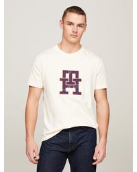 Tommy Hilfiger - T-shirt 1985 Collection à monogramme TH - Lyst