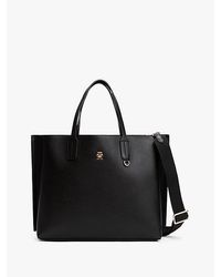 Tommy Hilfiger - Bolso Satchel Con Monograma Th - Lyst