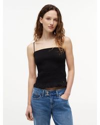 Tommy Hilfiger - Smock Slim Strap Top - Lyst