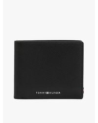 Tommy Hilfiger - Bifold-Brieftasche Aus Leder Mit Logo - Lyst