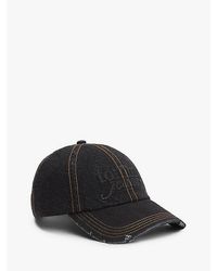 Tommy Hilfiger - Baseball-Cap Aus Denim Mit Geprägtem Logo - Lyst