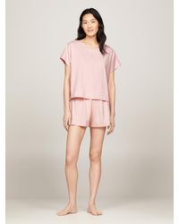 Tommy Hilfiger - Th Original Jersey T-shirt And Shorts Pyjama Set - Lyst