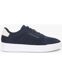 Tommy Hilfiger - Logo Knit Court Trainers - Lyst