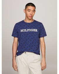 Tommy Hilfiger - T-shirt à motif monogramme TH - Lyst