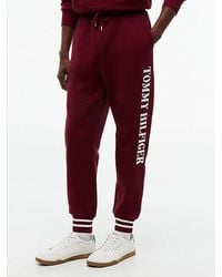 Tommy Hilfiger - Varsity Logo Embroidery Relaxed Cuffed Joggers - Lyst