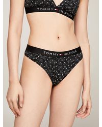 Tommy Hilfiger - Th Original Logo Waistband Thong - Lyst