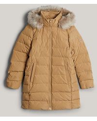 Tommy Hilfiger - Adaptive Daunenmantel Mit Kapuze - Lyst