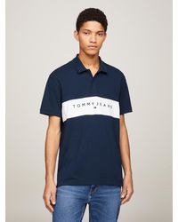 Tommy Hilfiger - Polo coupe standard colour-block - Lyst