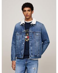 Tommy Hilfiger - Ryan Sherpa 3-in-1 Denim Trucker Jacket - Lyst