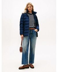 Tommy Hilfiger - Pufferjack Met Donsvulling En Capuchon - Lyst