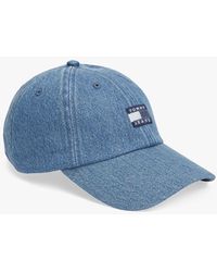 Tommy Hilfiger - Heritage Tonal Logo Denim Baseball Cap - Lyst