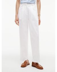 Tommy Hilfiger - Pleated Barrel Chinos - Lyst