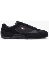 Tommy Hilfiger - Suede Mixed Texture Archive Runner Trainers - Lyst
