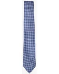 Tommy Hilfiger - Pure Silk Jacquard Micro Geometric Tie - Lyst