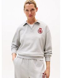 Tommy Hilfiger - Relaxed Fit Lounge-Trui Met Embleem - Lyst
