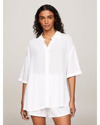 Tommy Hilfiger - Th Essential Cover Up Beach Shirt - Lyst